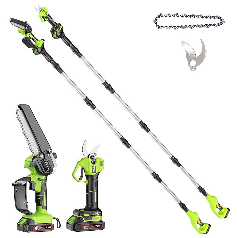 Mi opinión sobre la AOKIA motosierra y tijeras de jardín 4 en 1.