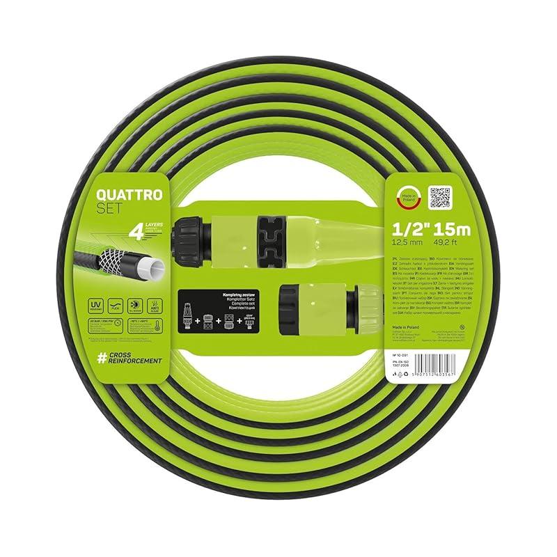 Mi opinión sobre la manguera de jardín Cellfast QUATTRO verde 1/2″.