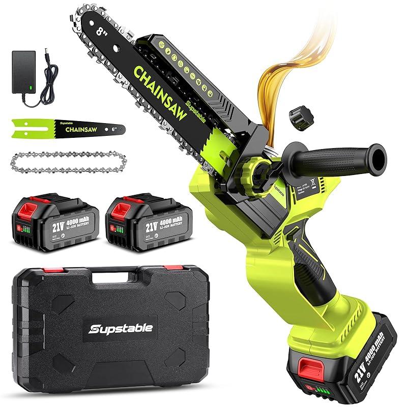 Mi opinión sobre la Supstable Mini Motosierra a Batería de 8 pulgadas.